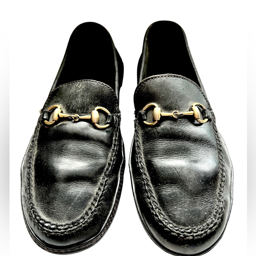 Gucci Black Horsebit Loafers (Size 8B)